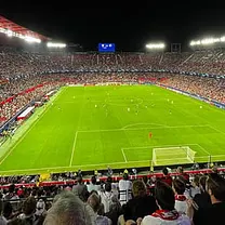 Entrada para el partido del Sevilla FC en el estadio Ramón Sánchez Pizjuán
