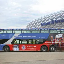 FC Bayern Munich Arena Guided Tour with City Bus Tour
