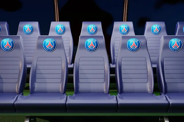 Parc des Princes: die Trainerbank