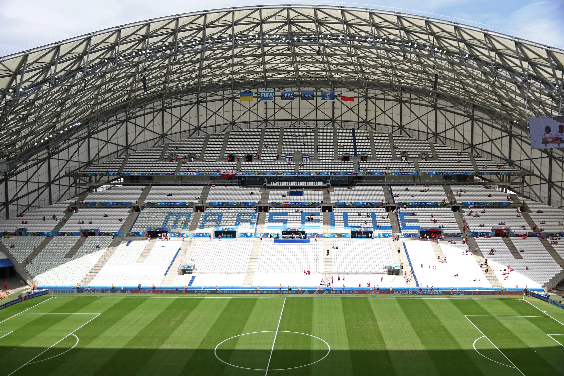 Stade Vélodrome : vue panoramique