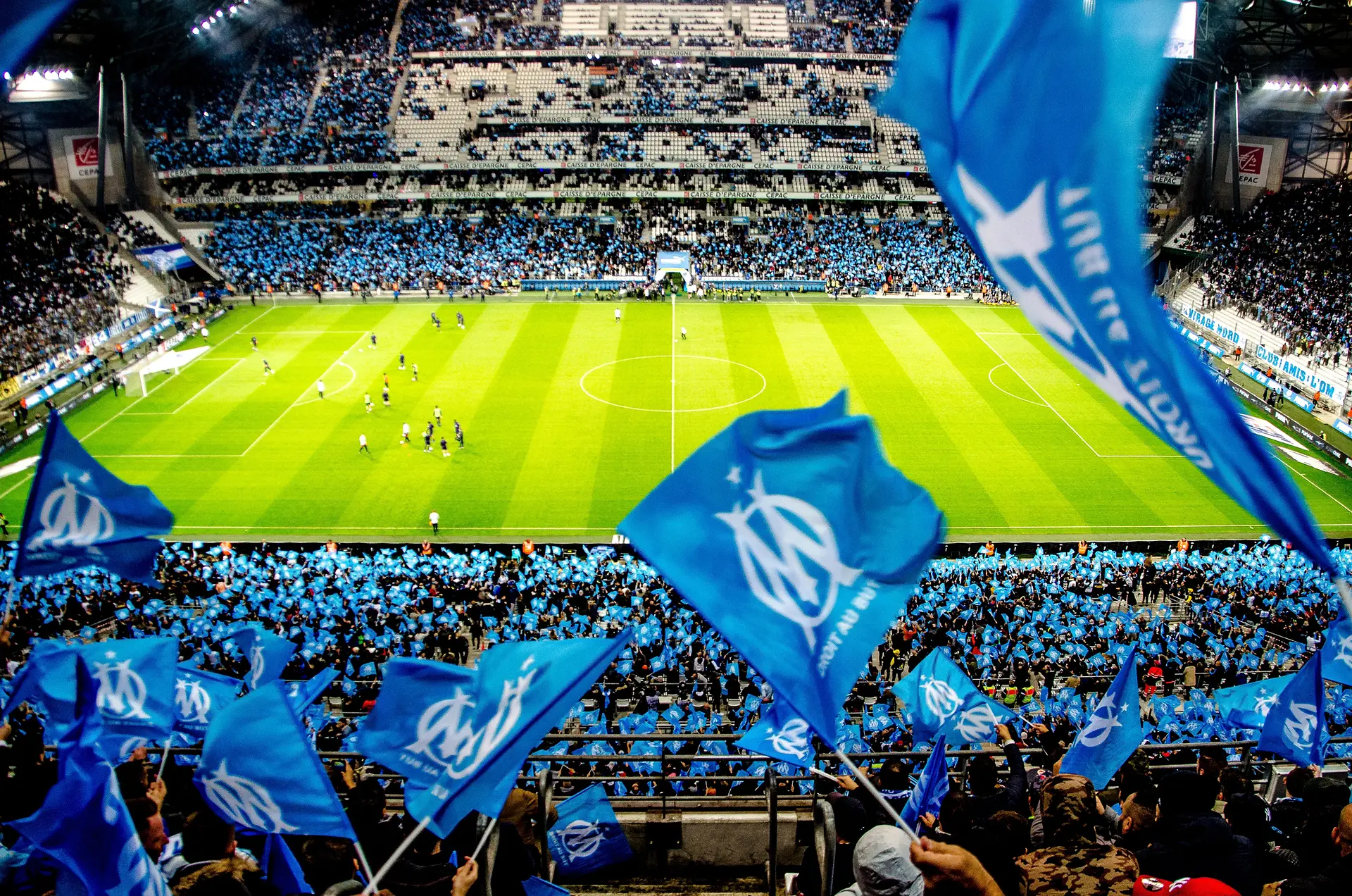 Stade Vélodrome: die Ränge