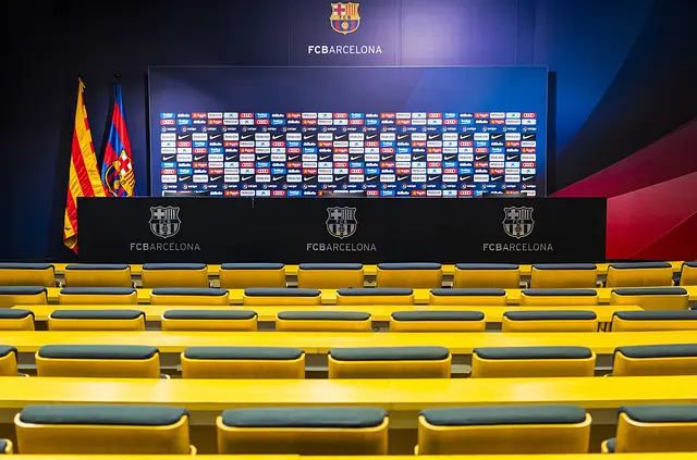 Camp Nou: der Presseraum