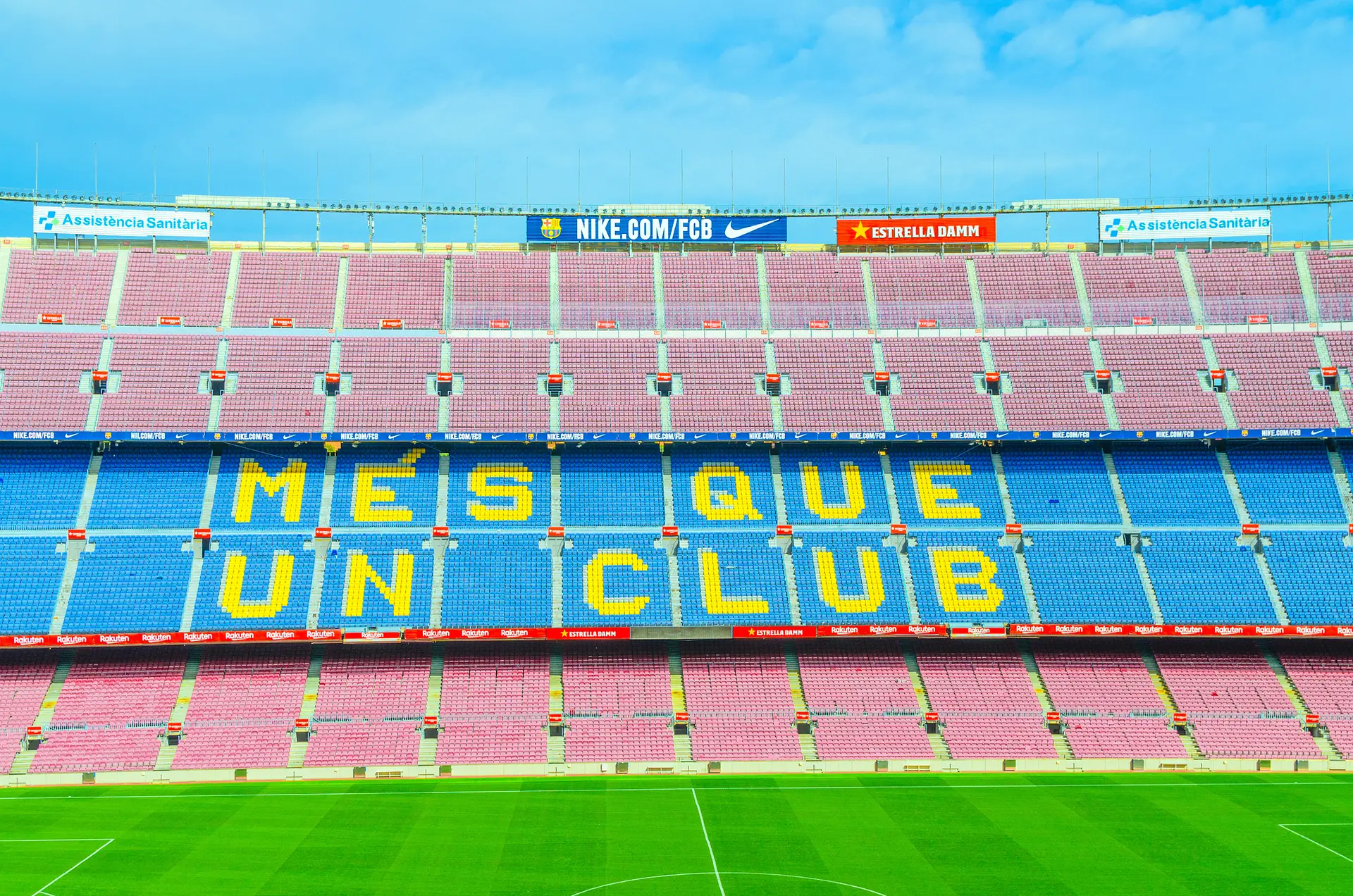 Camp Nou: vista panorámica