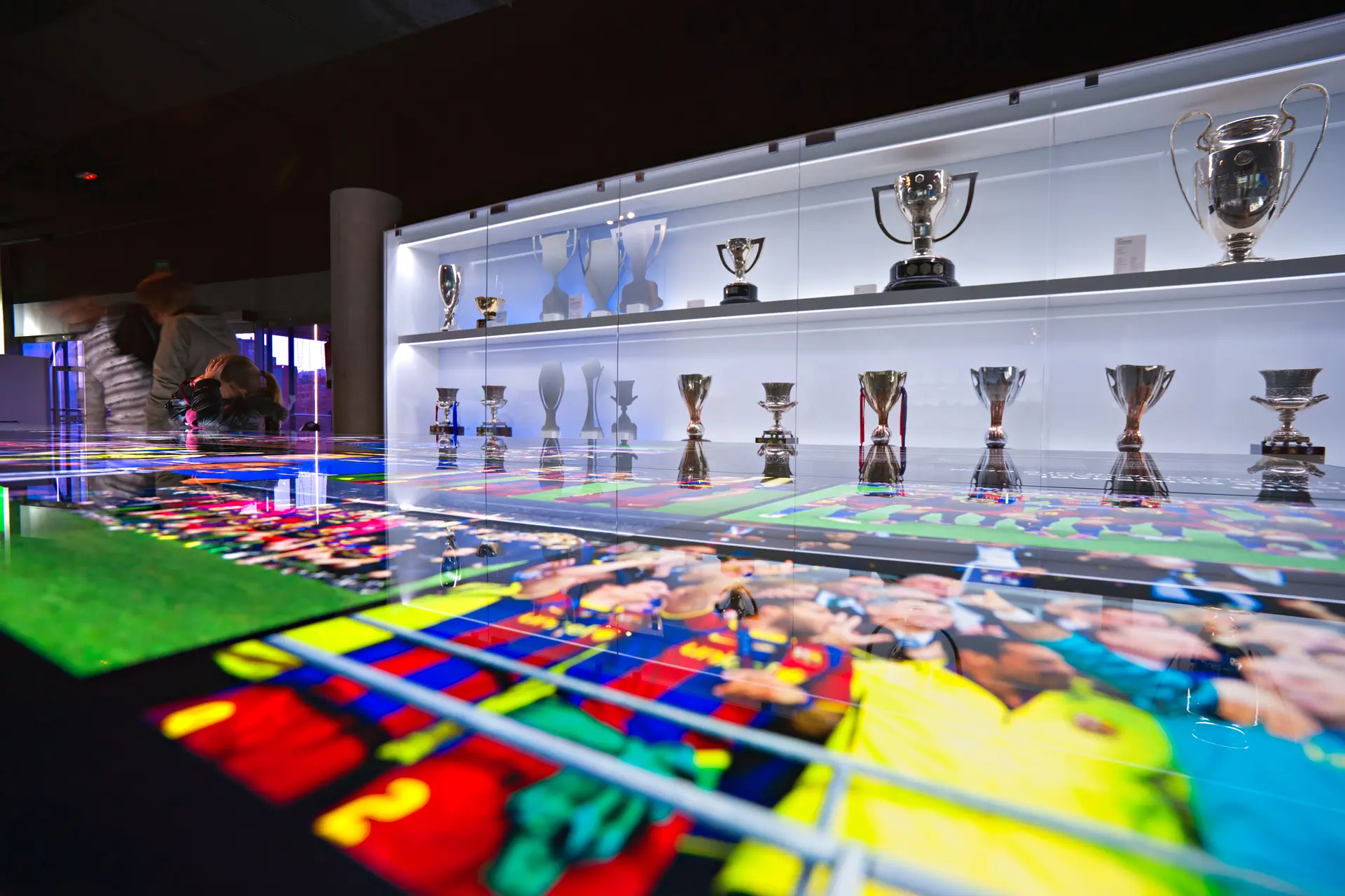 Camp Nou: die Trophäenhalle