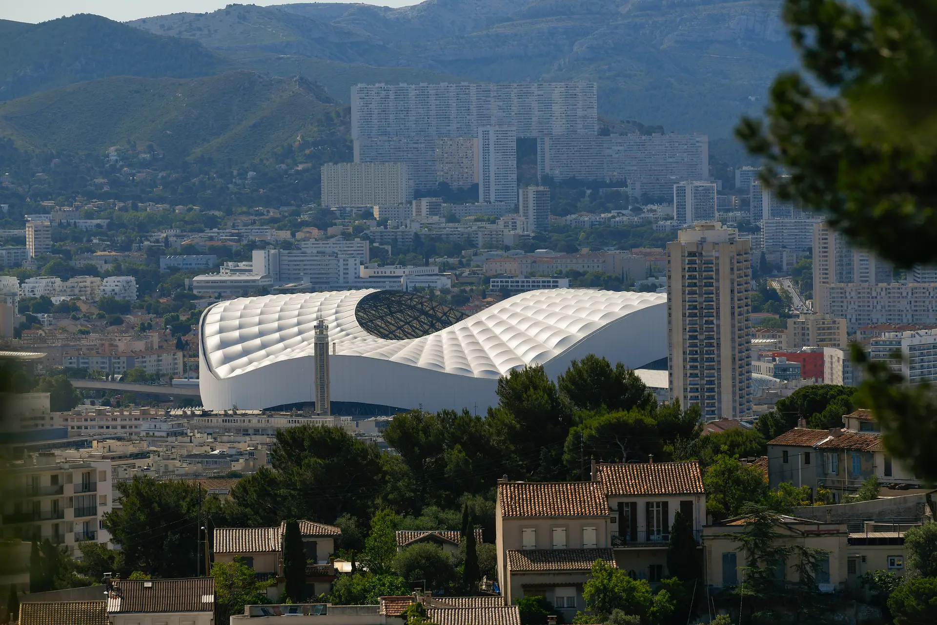 Stade Vélodrome: Luftaufnahme
