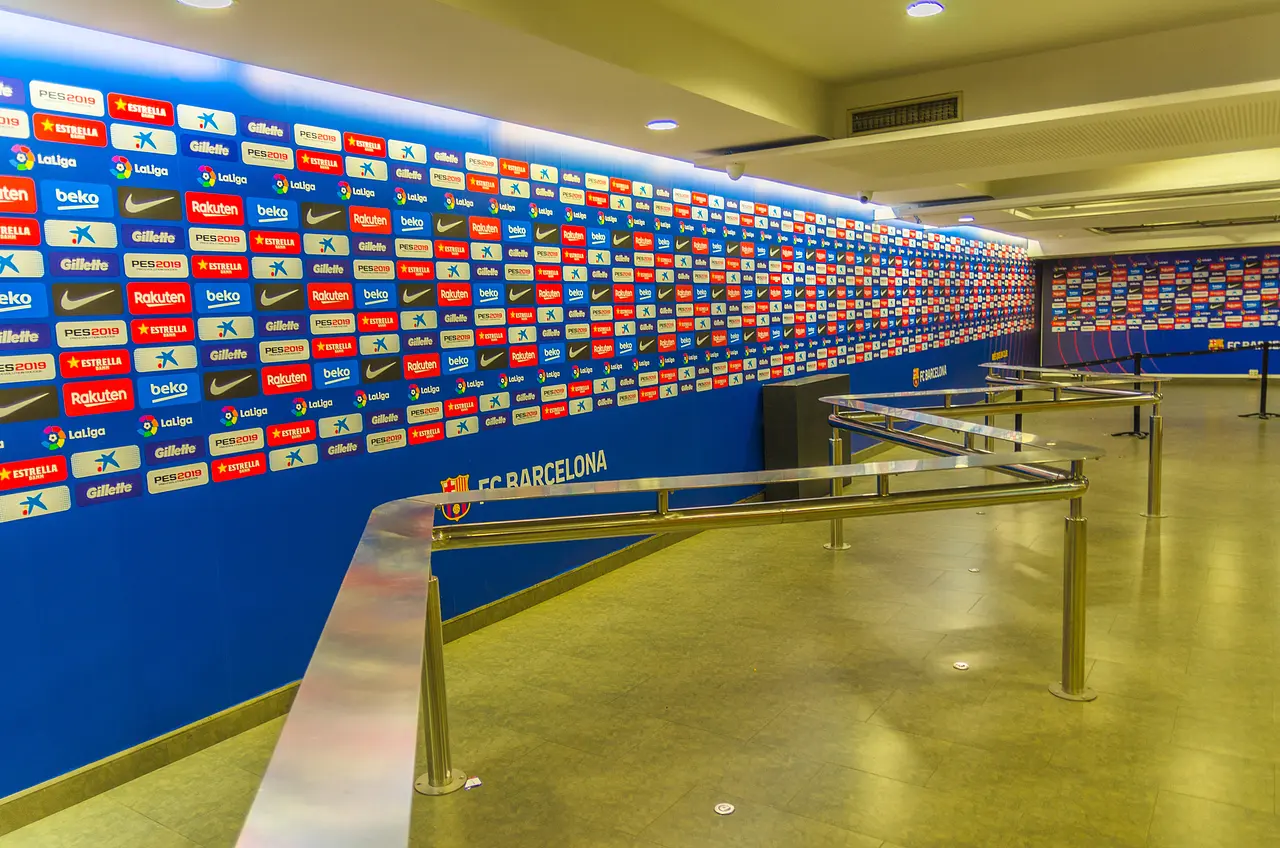 Camp Nou: the mixed zone