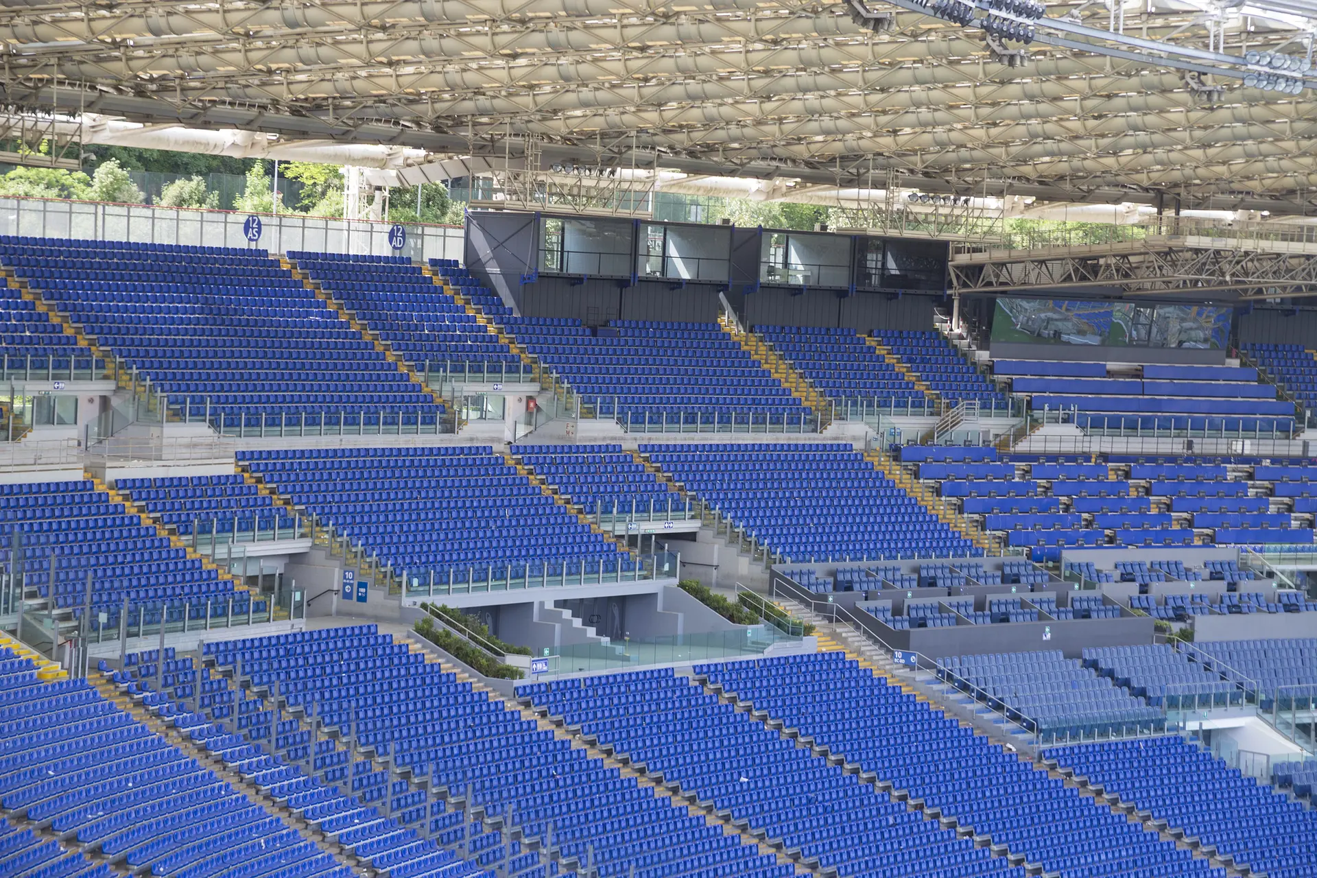 Stadio Olimpico: as bancadas