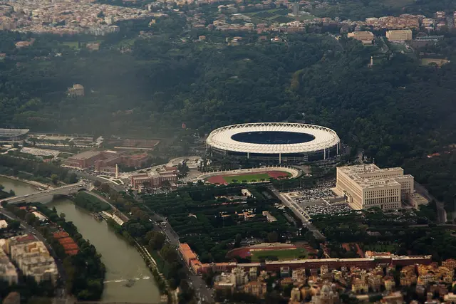 Stadio Olimpico : vue aérienne