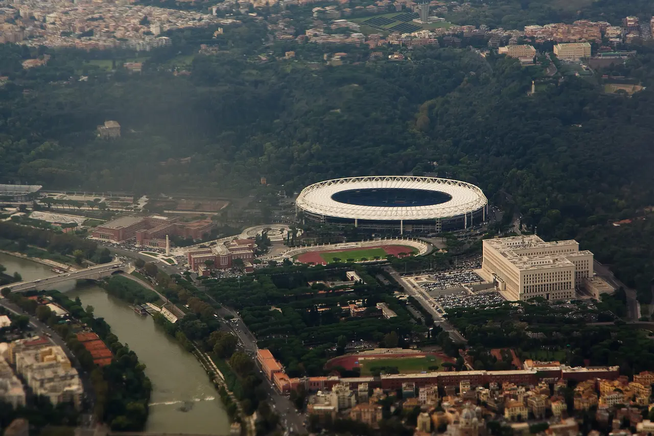 Stadio Olimpico : vue aérienne