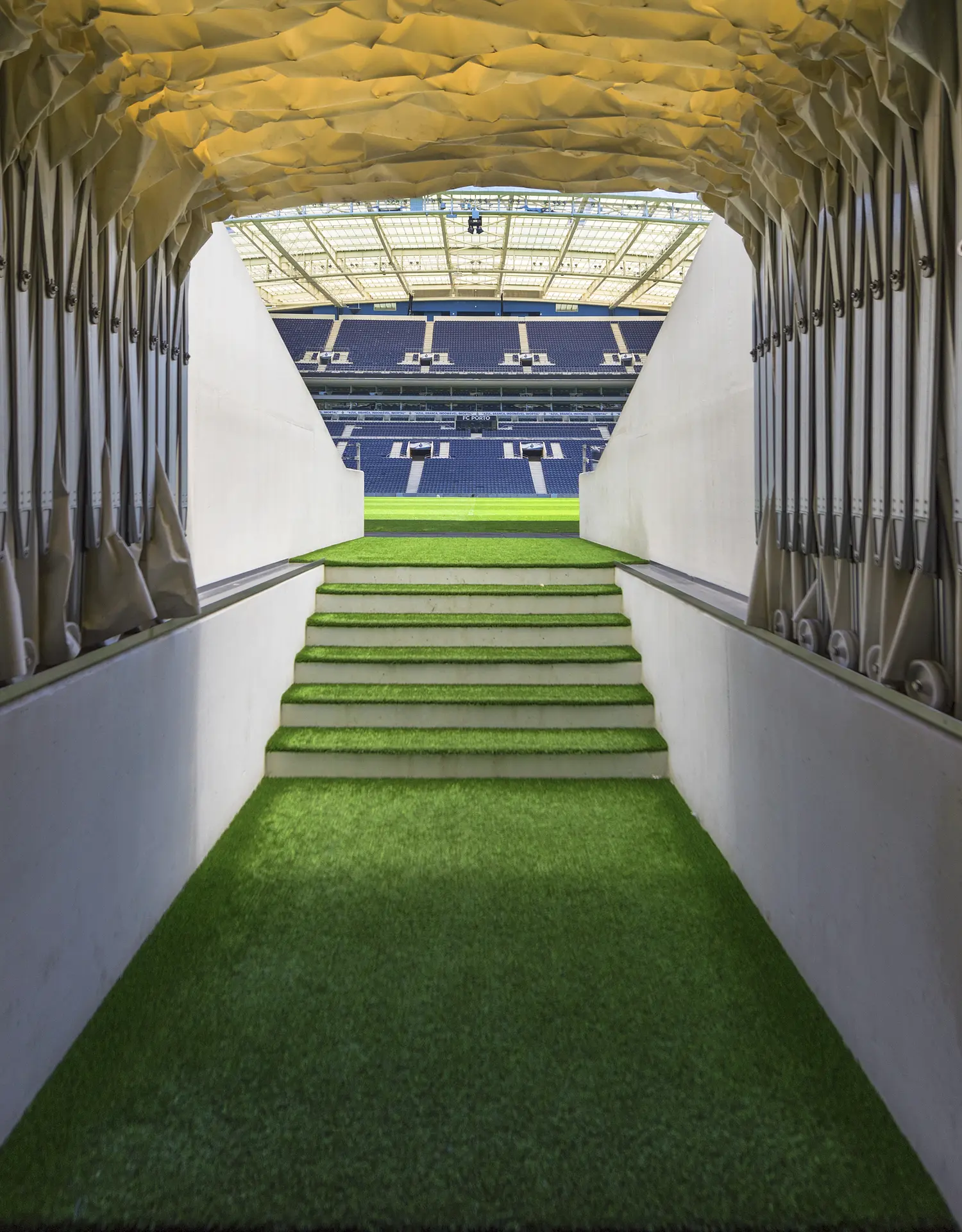 Estádio do Dragão : le tunnel des joueurs