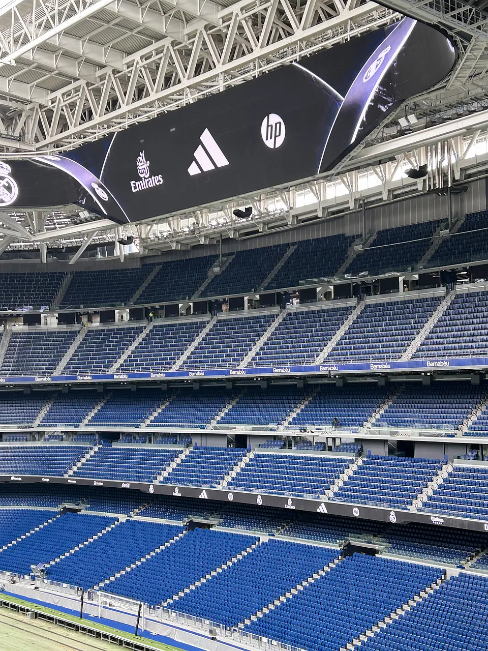 Estadio Santiago Bernabéu: l'interno dello stadio