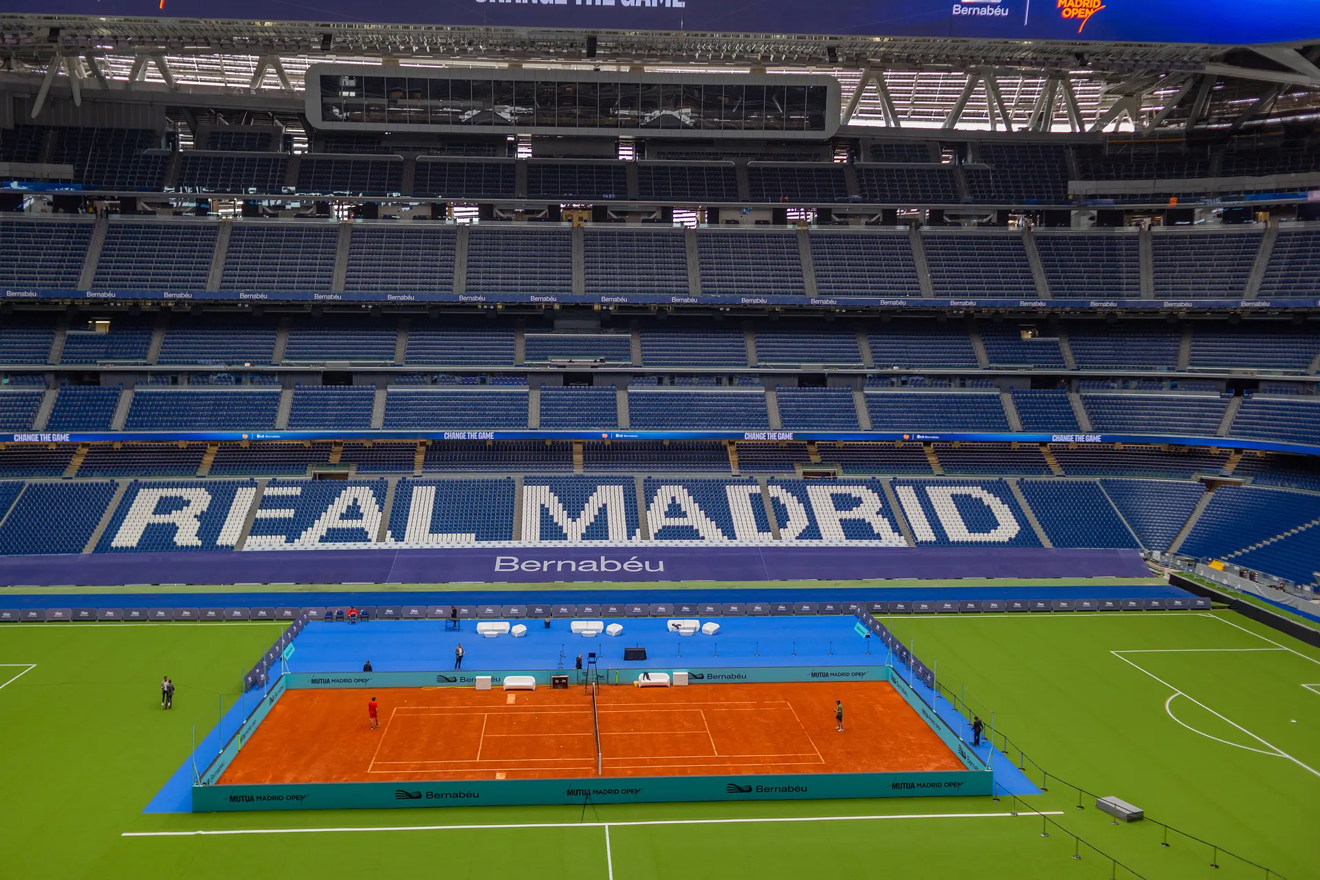 Estadio Santiago Bernabéu : la pelouse