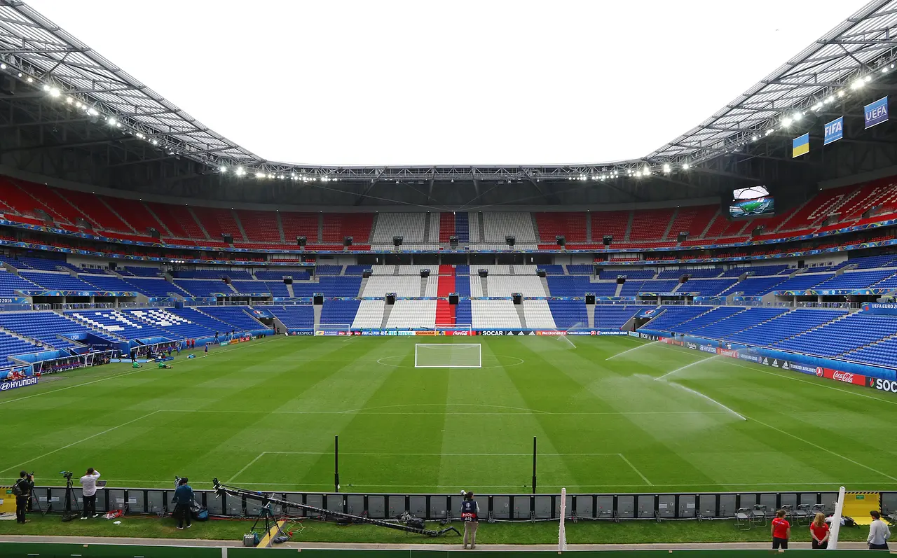 Groupama Stadium : vue panoramique