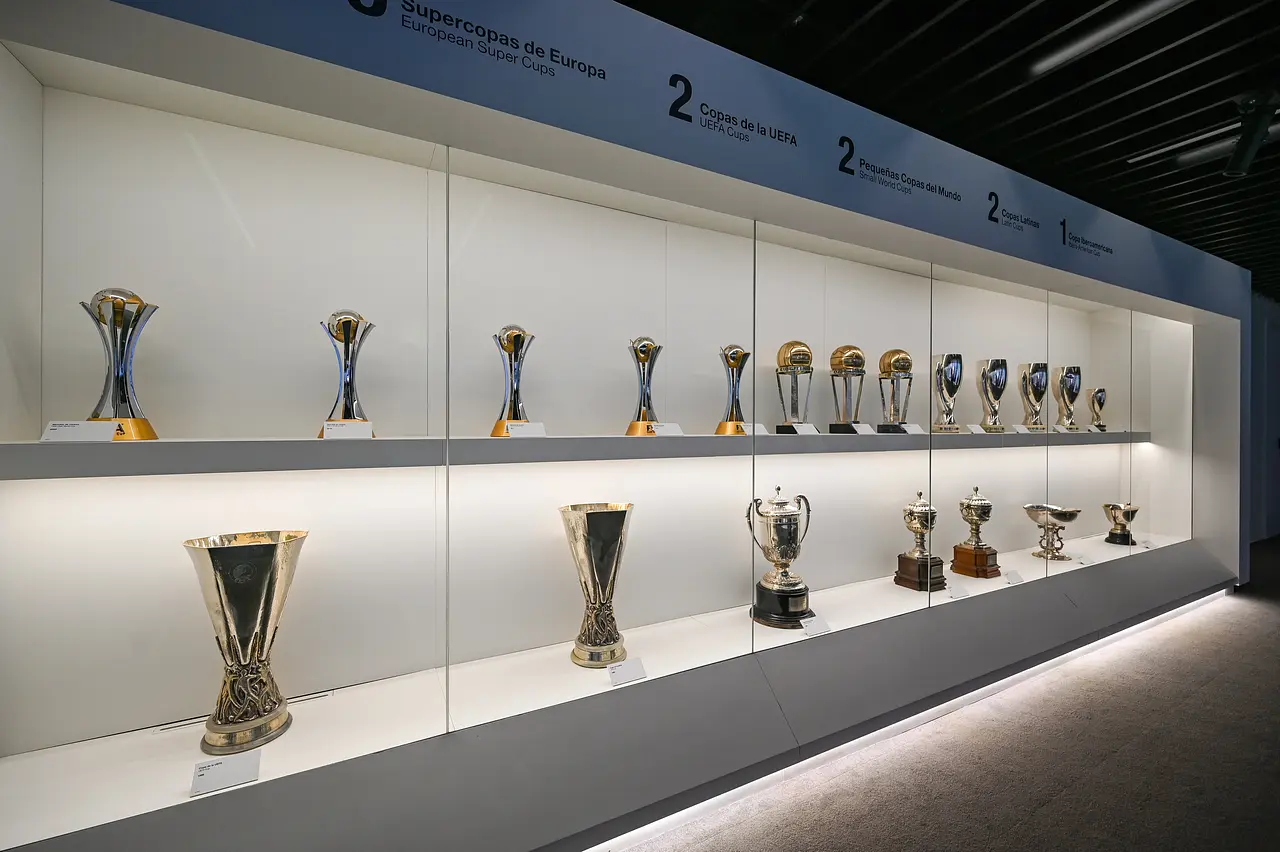 Estadio Santiago Bernabéu: la sala dei trofei
