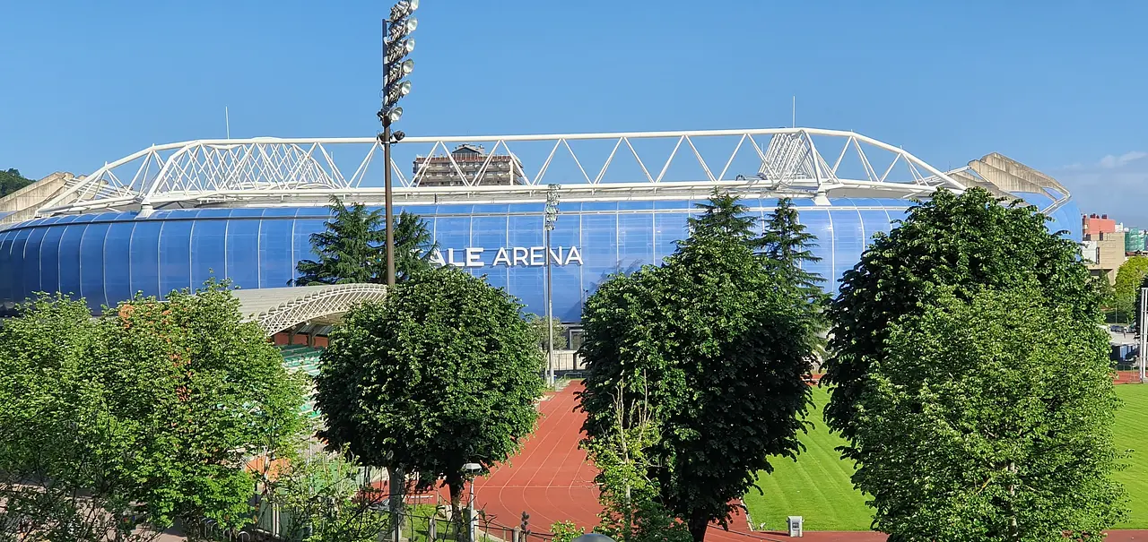 Estadio Municipal de Anoeta: vista panoramica