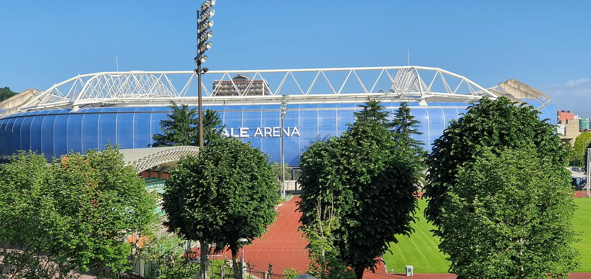 Estadio Municipal de Anoeta: vista panorâmica