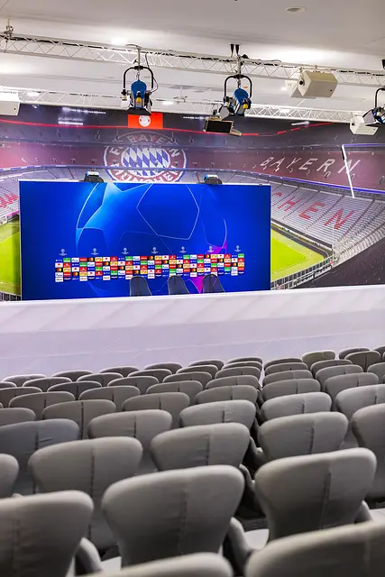 Allianz Arena : la salle de conférence de presse