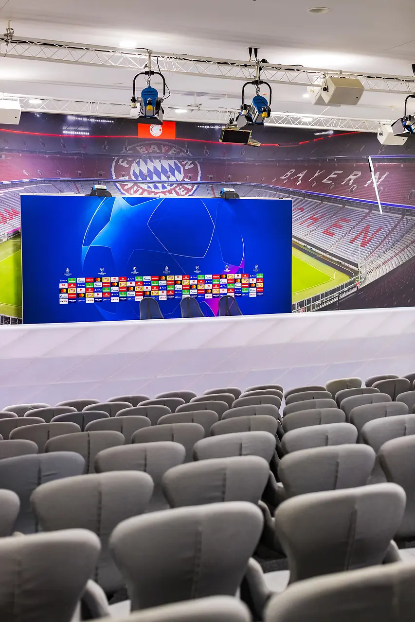 Allianz Arena : la salle de conférence de presse