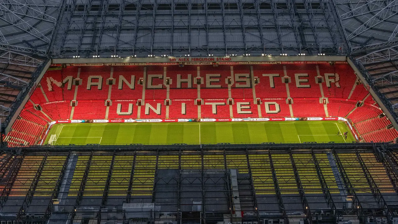 Old Trafford : vue aérienne