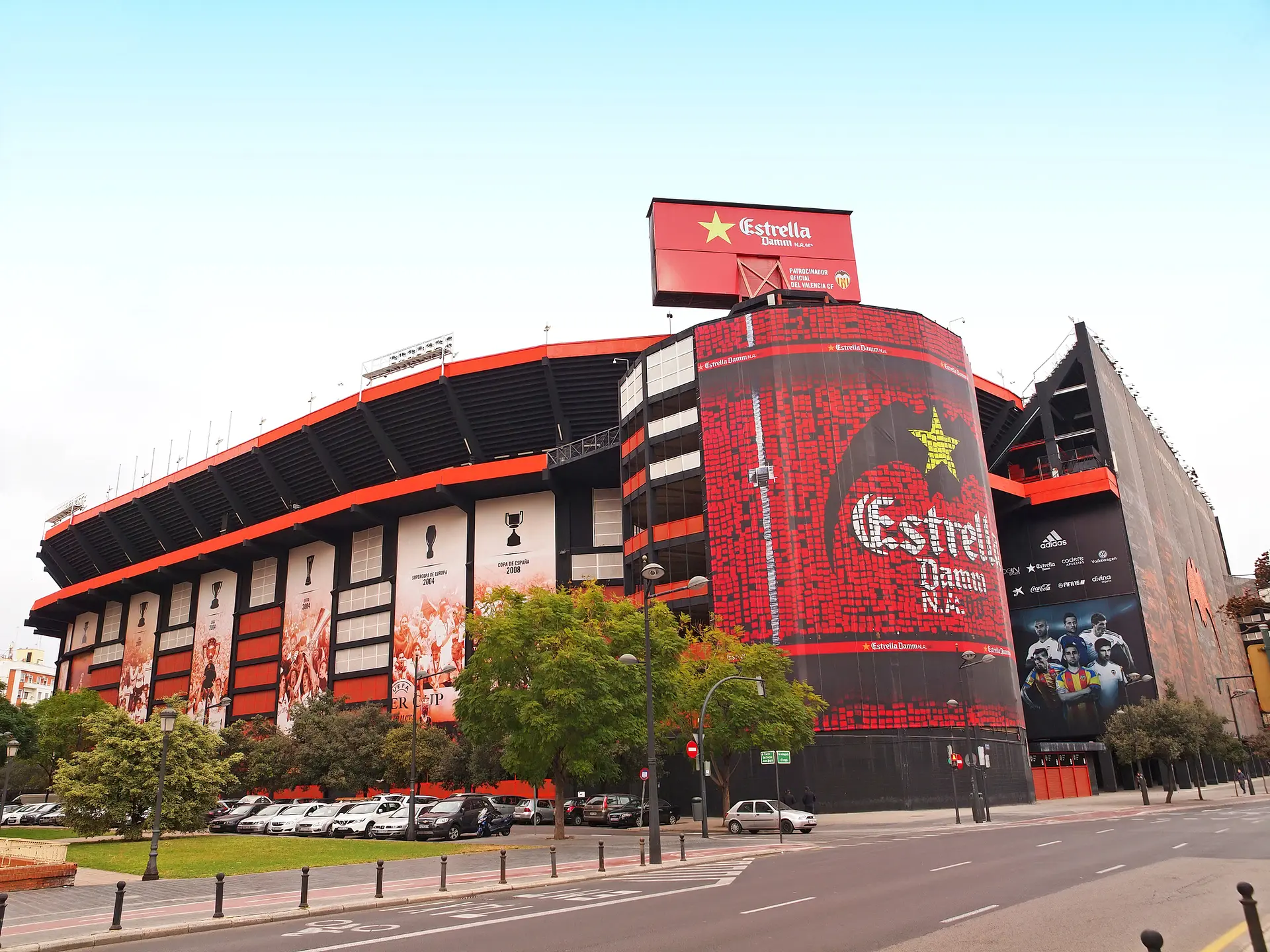 Estadio de Mestalla : l'extérieur du stade