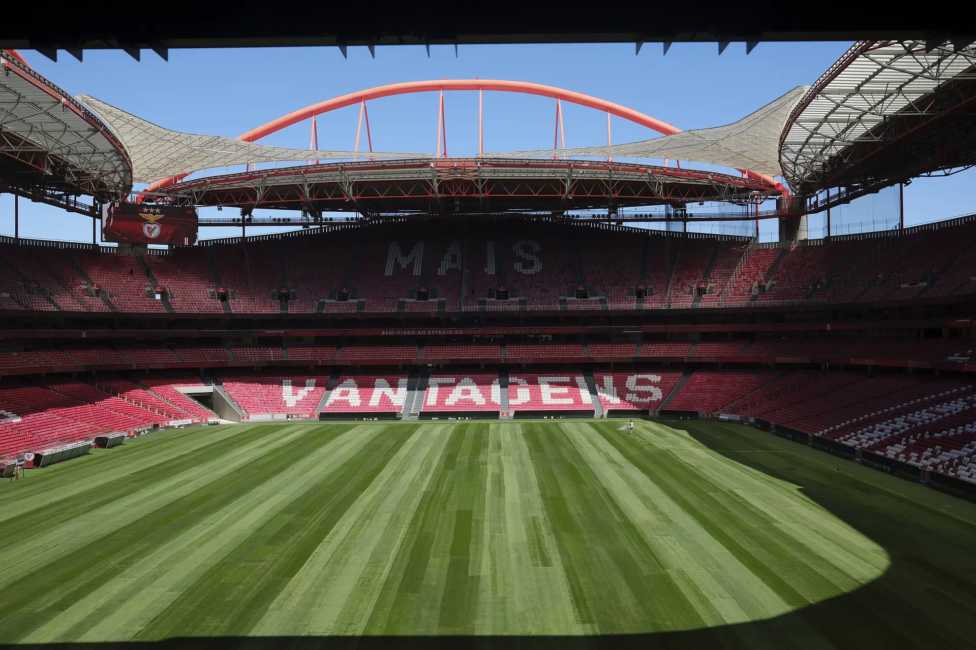 Estádio da Luz: o interior do estádio