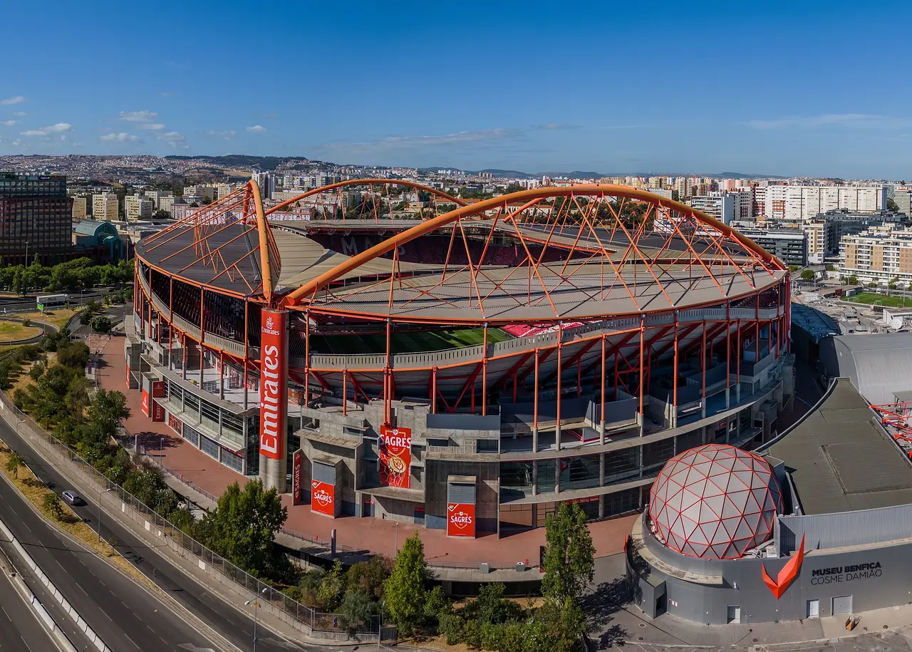 Estádio da Luz: vista panorâmica
