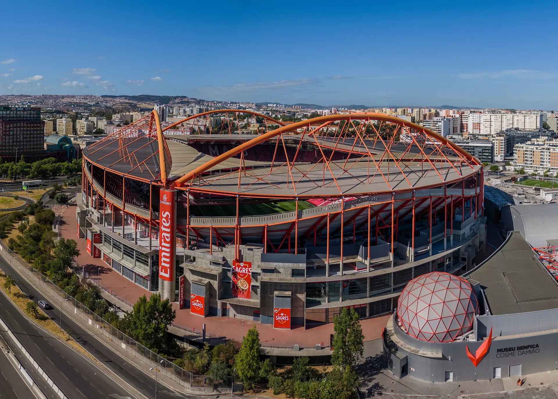 Estádio da Luz: vista panorâmica