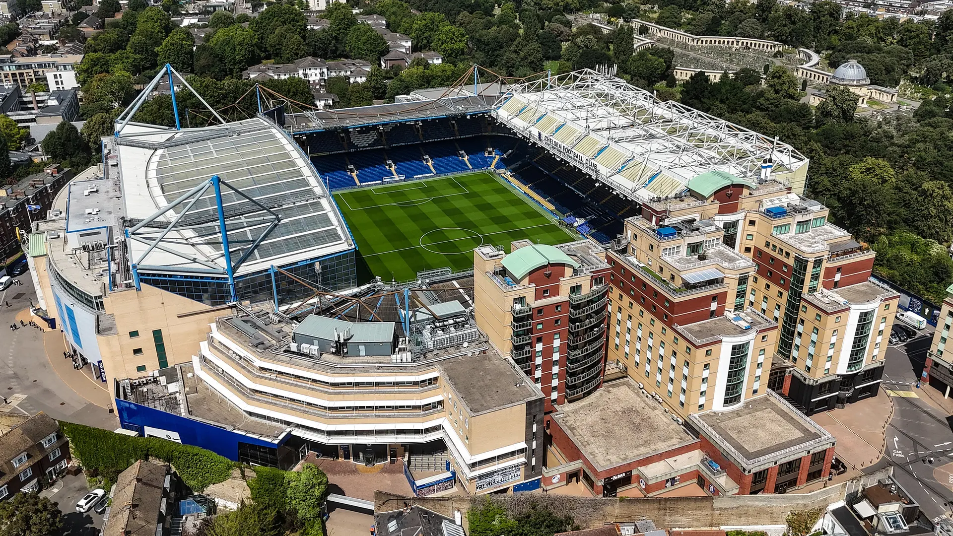 Stamford Bridge: a entrada do estádio