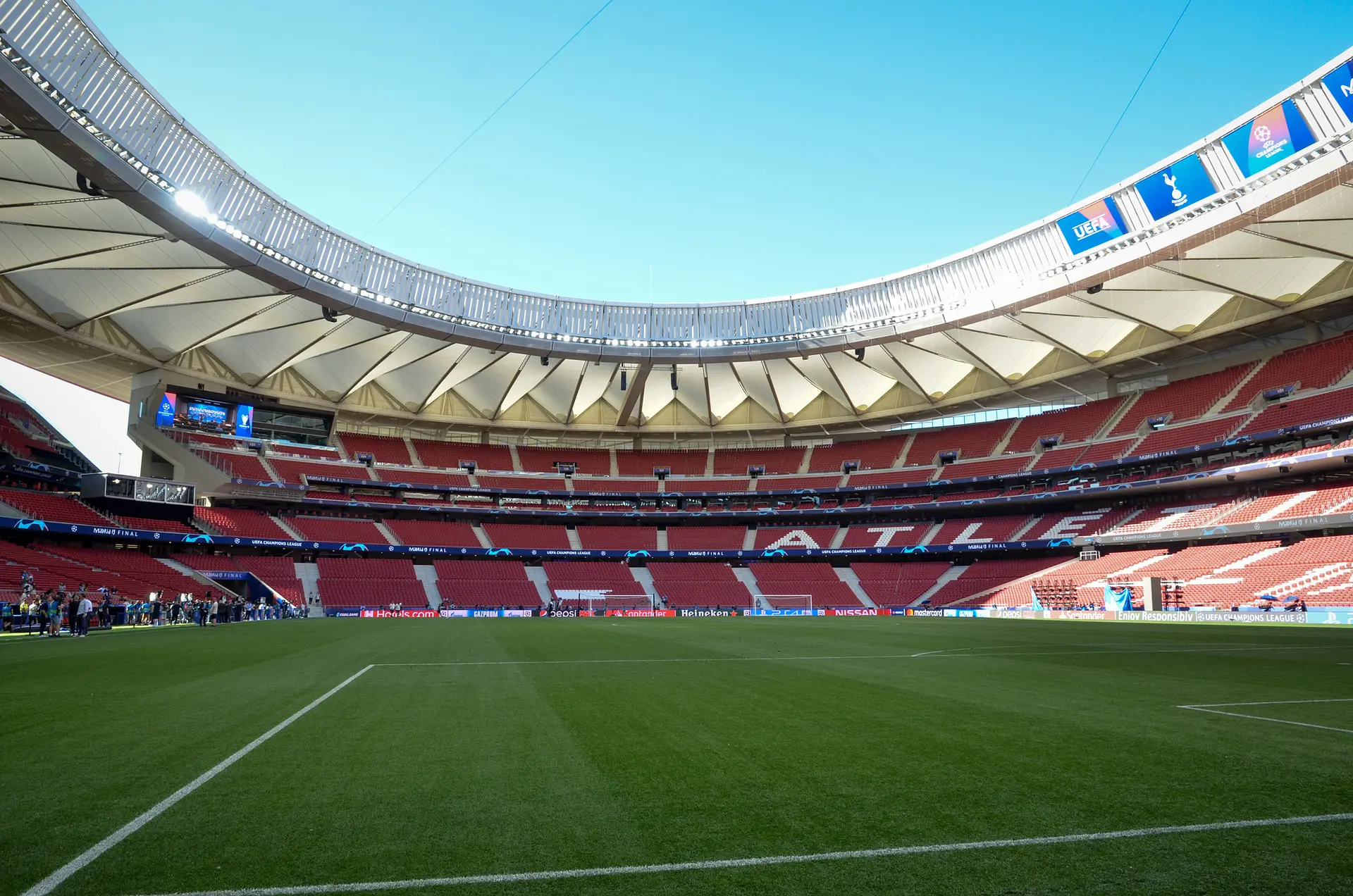 Riyadh Air Metropolitano: l'interno dello stadio