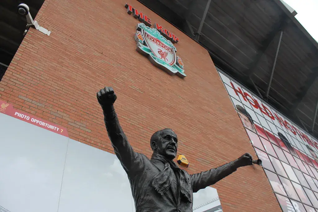 Anfield: die Bill-Shankly-Statue