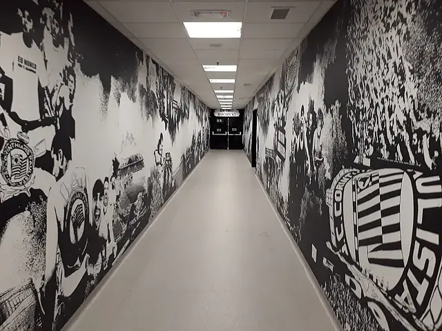 Neo Química Arena : le tunnel des joueurs