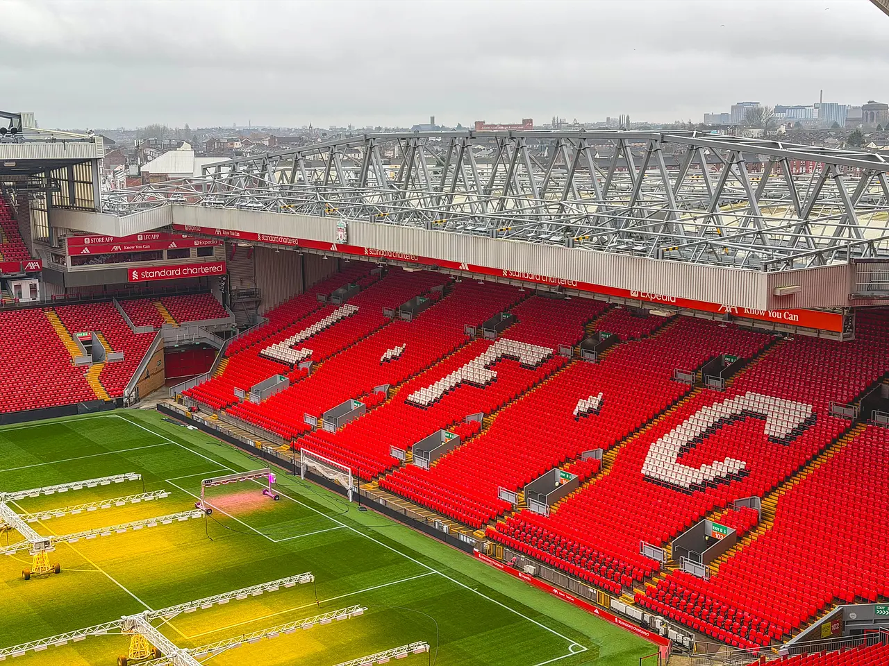 Anfield: das Stadion von innen