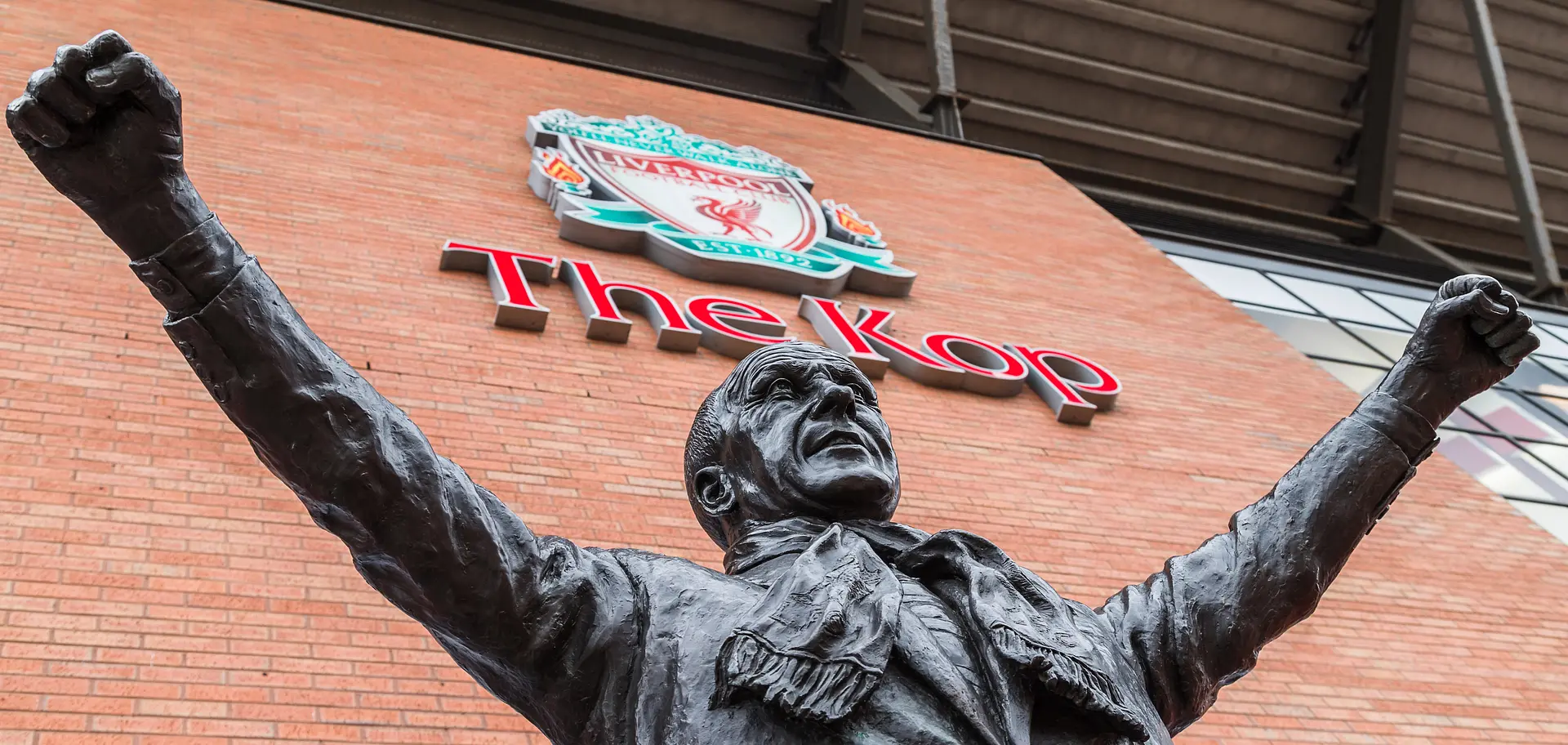 Anfield: la estatua de Bill Shankly