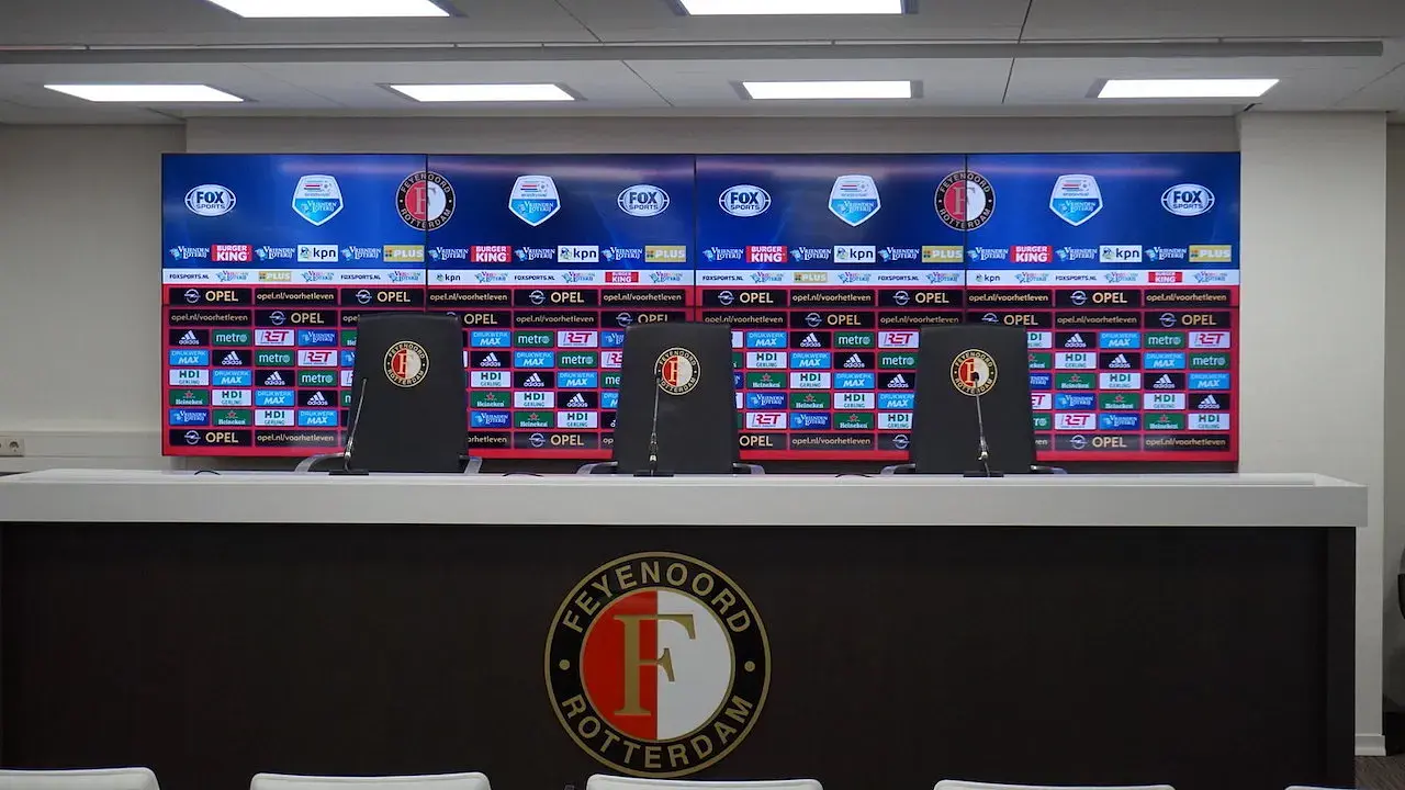 De Kuip: der Presseraum