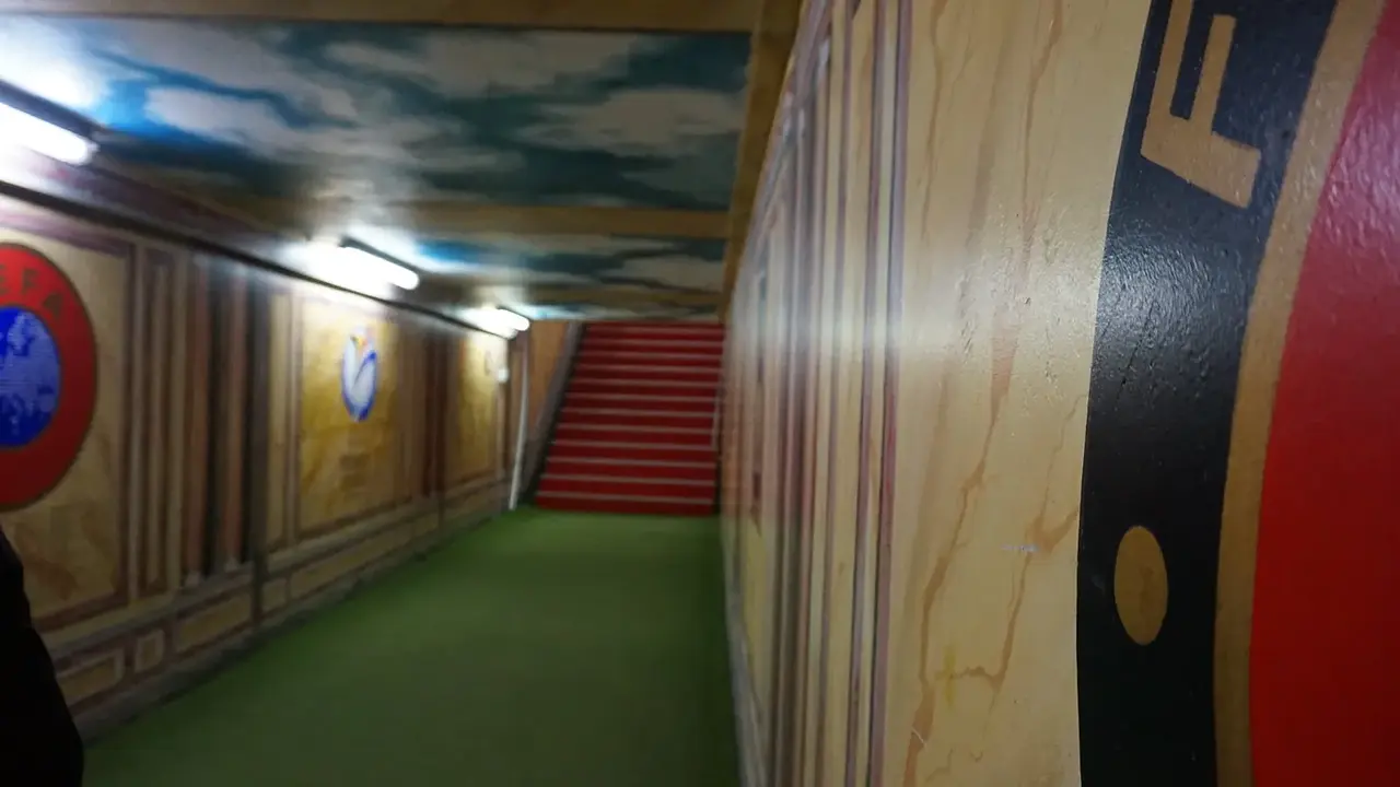 De Kuip: the players' tunnel
