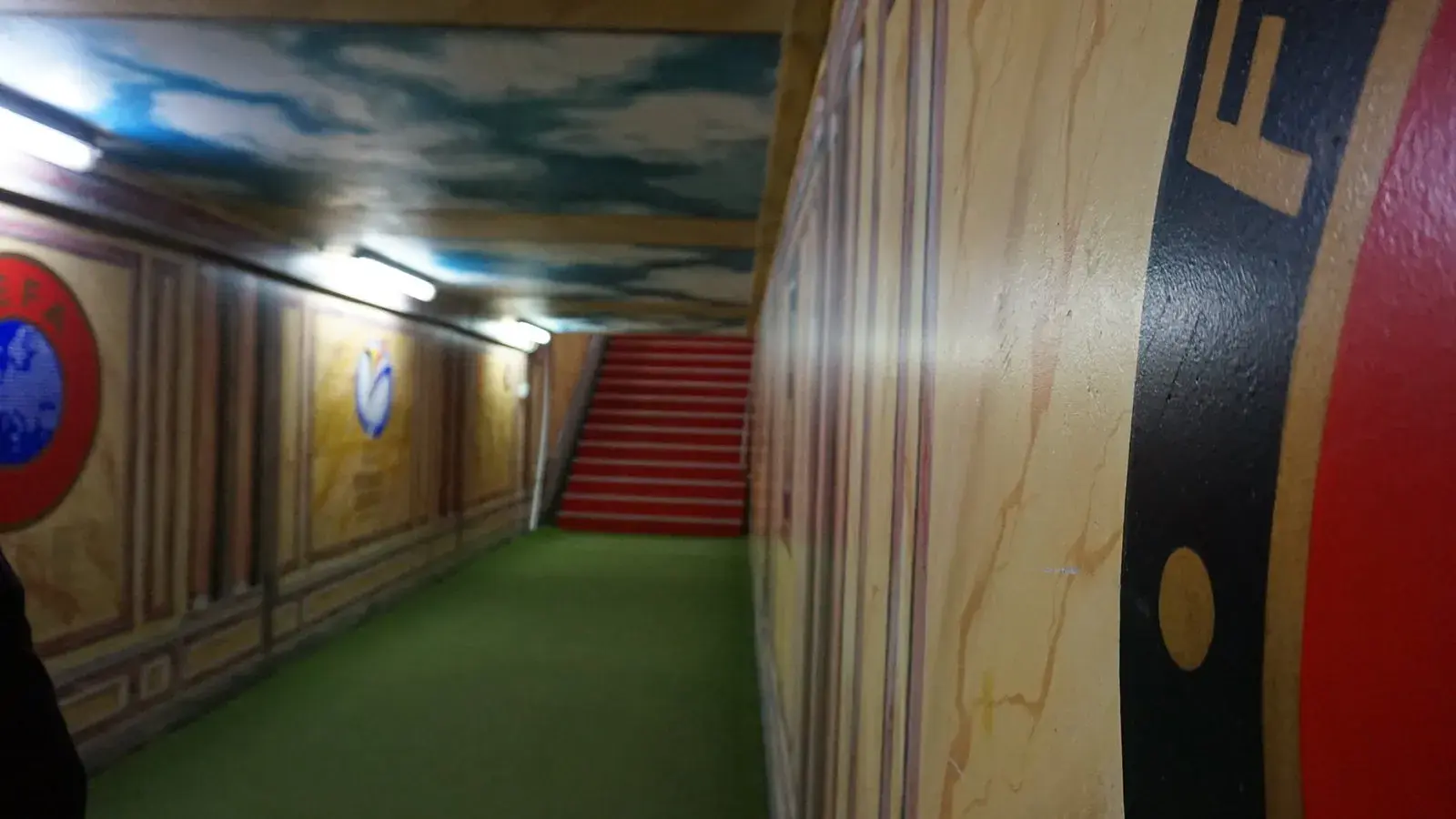 De Kuip : le tunnel des joueurs