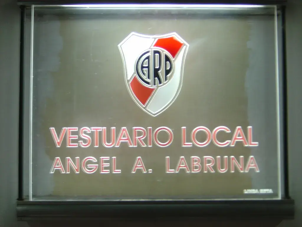 El Monumental: the players' dressing room