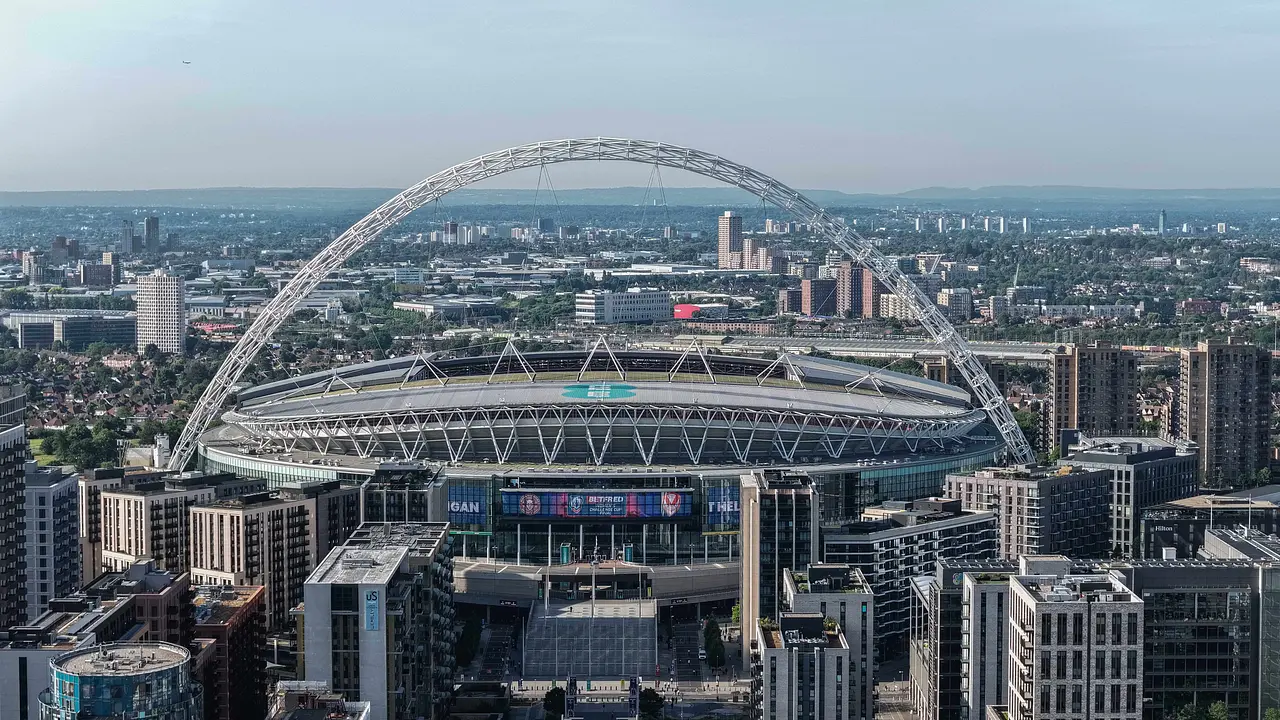 Wembley Stadium : vue aérienne