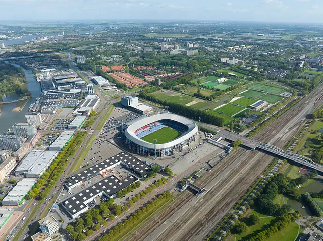 De Kuip : vue aérienne