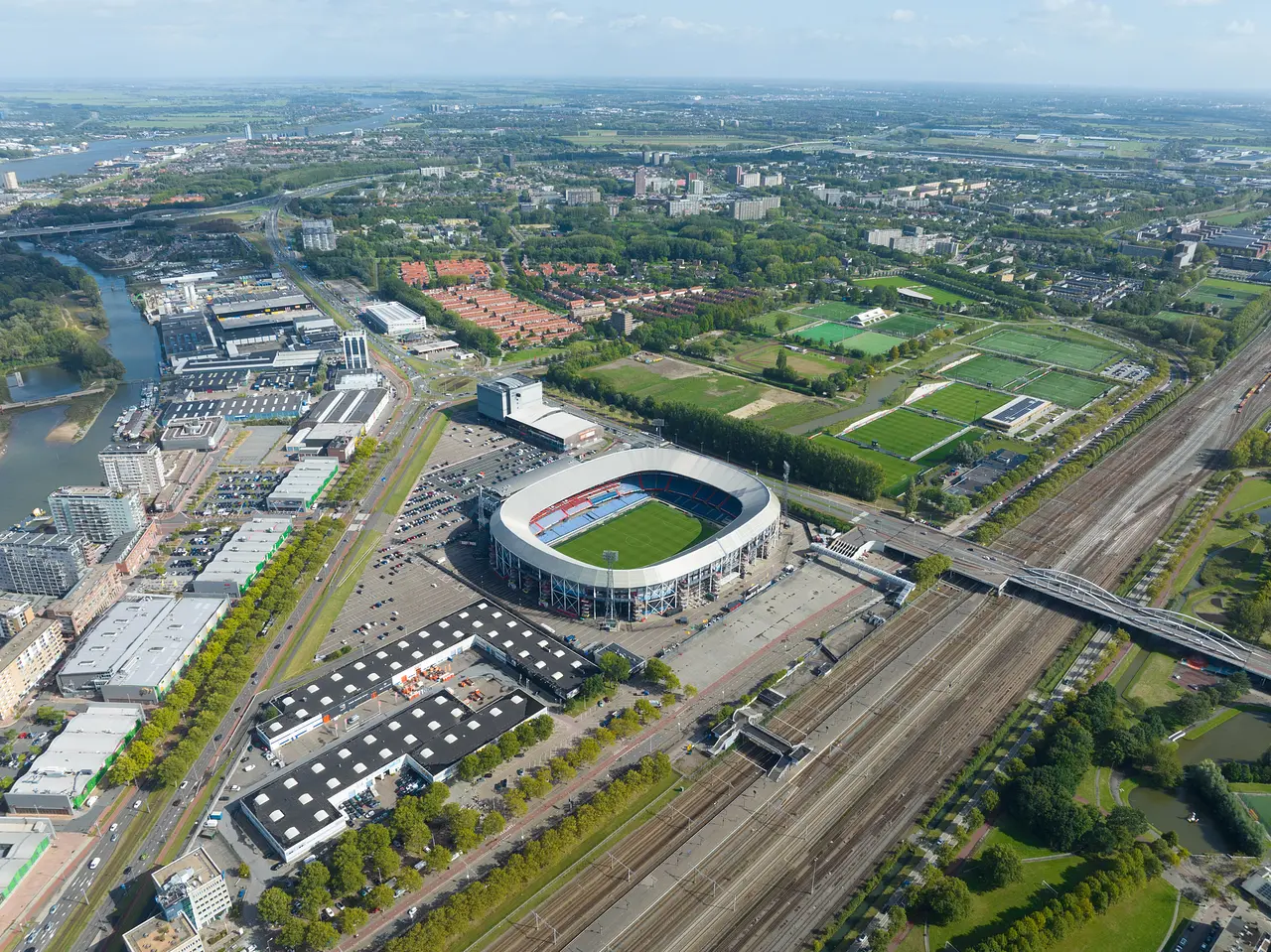 De Kuip : vue aérienne