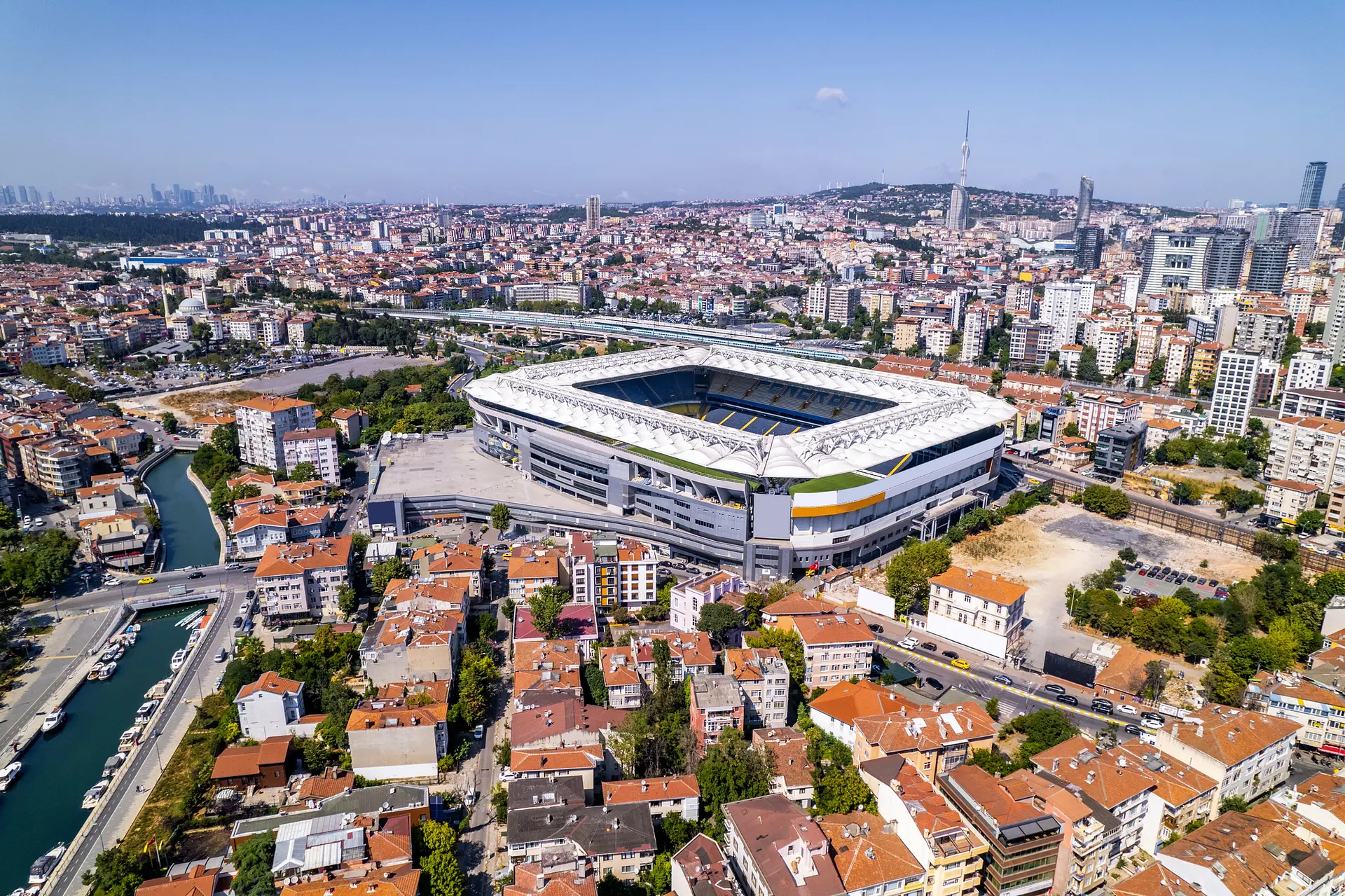 Şükrü Saracoğlu Stadium: aerial view