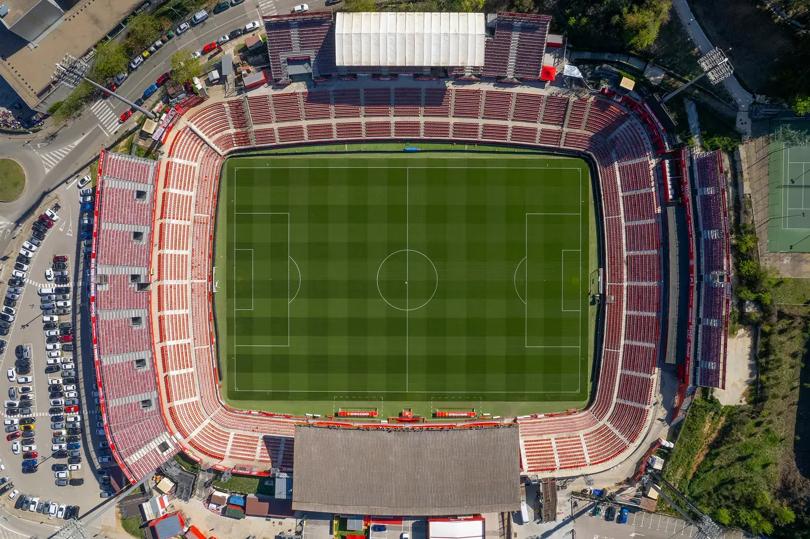 Estadi Municipal de Montilivi: Panoramablick
