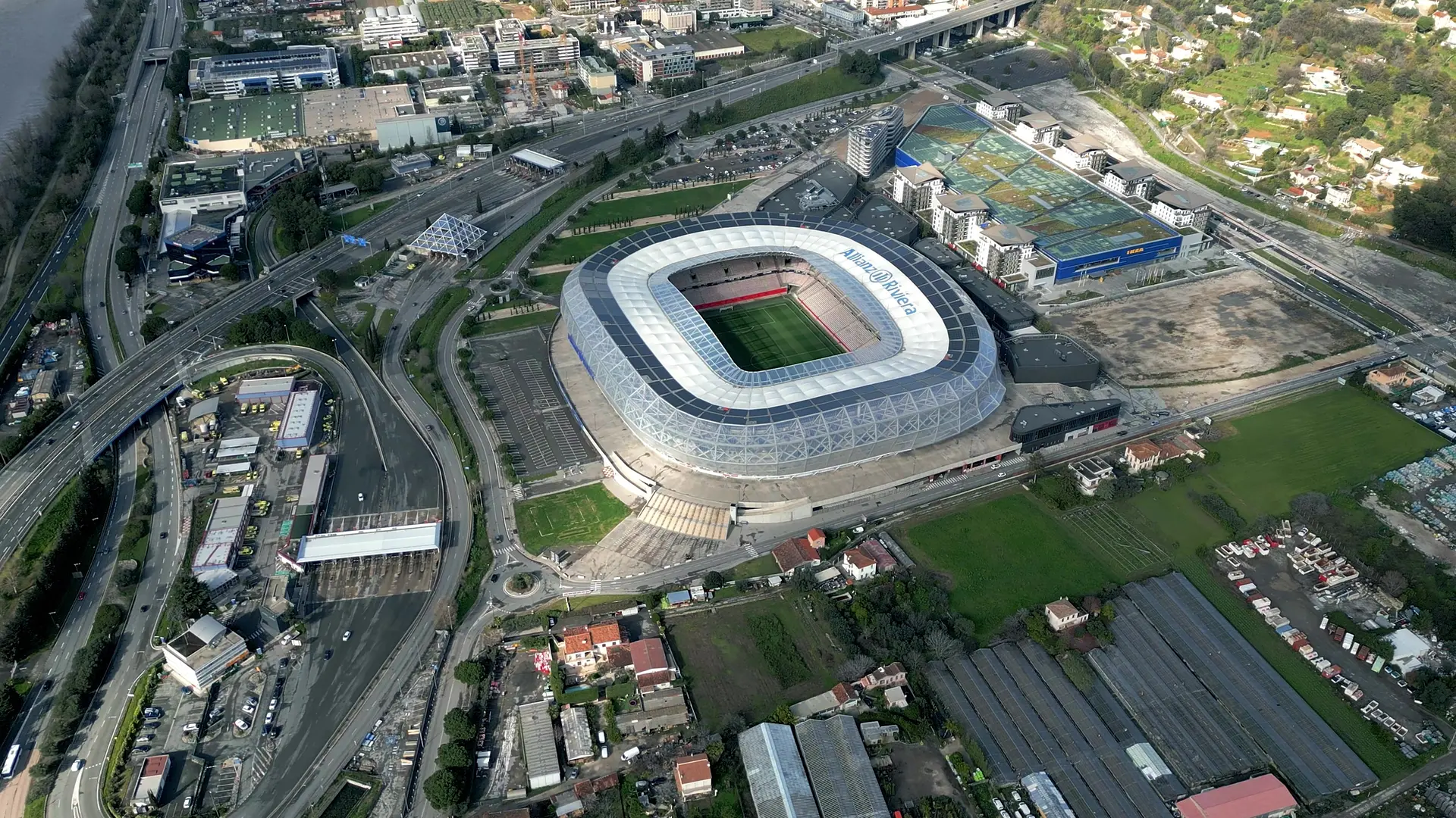 Allianz Riviera: vista aérea