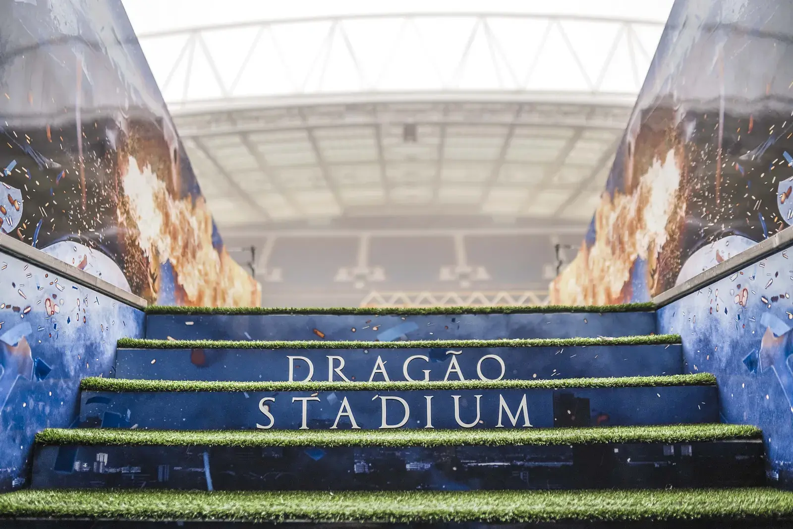 Estádio do Dragão : le tunnel des joueurs