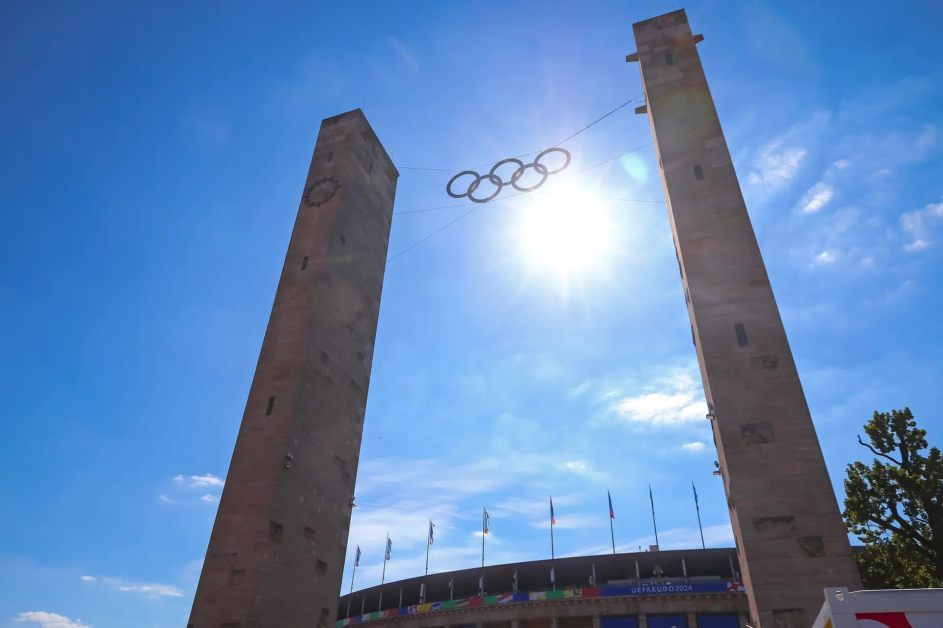 Olympiastadion Berlin: el exterior del estadio