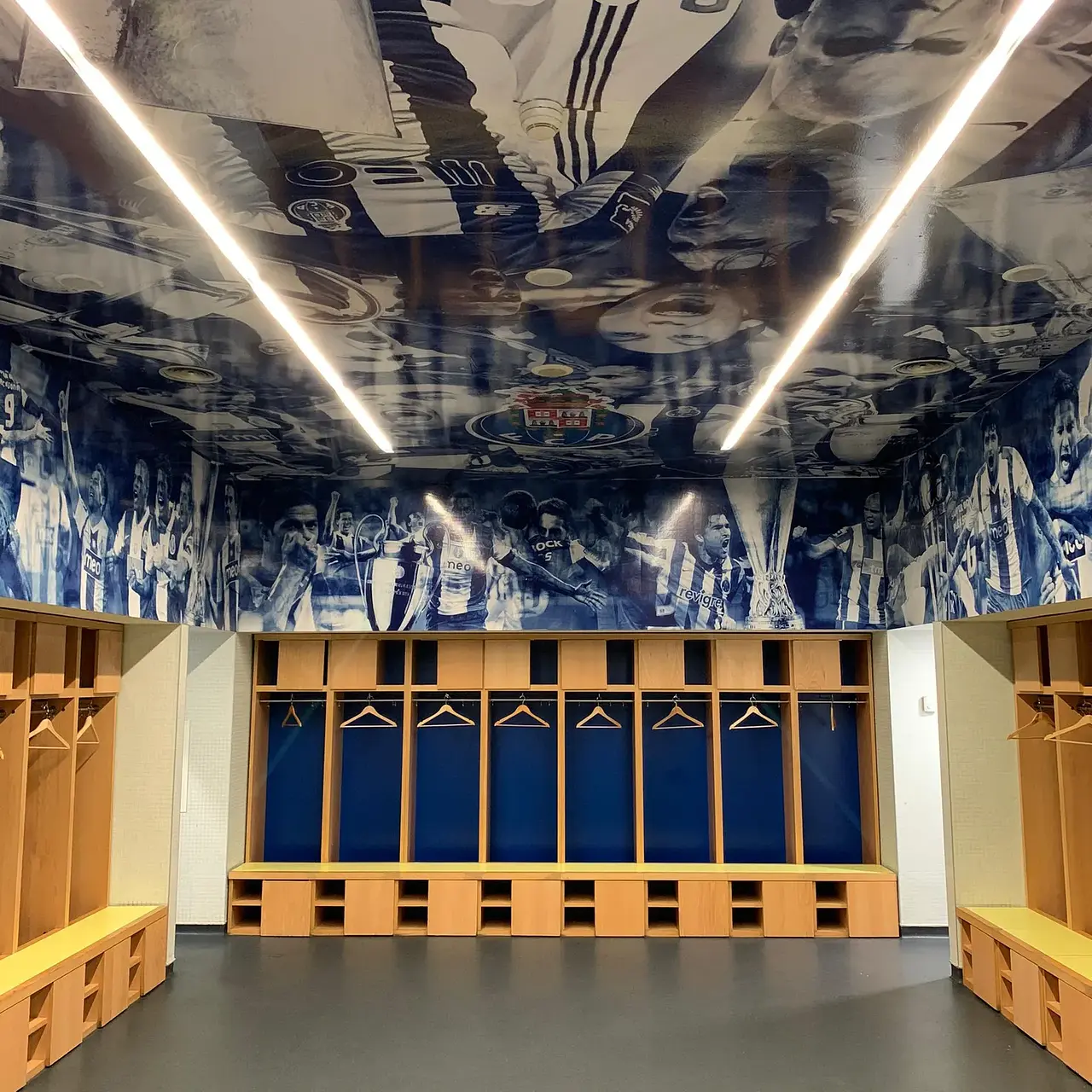 Estádio do Dragão: el vestuario