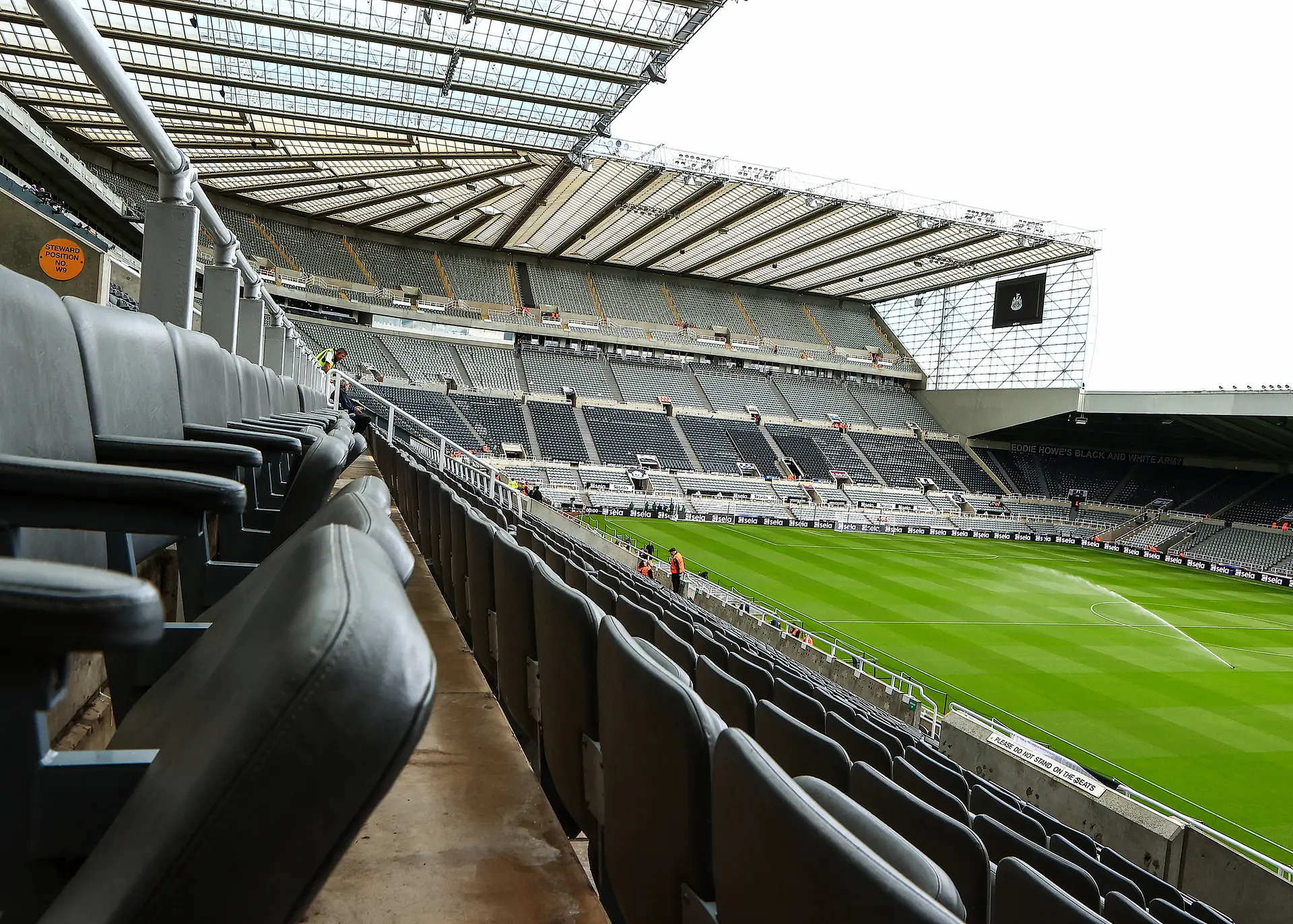 St James' Park: las gradas