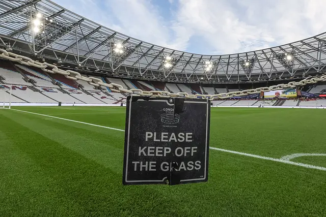 London Stadium: der Rasen