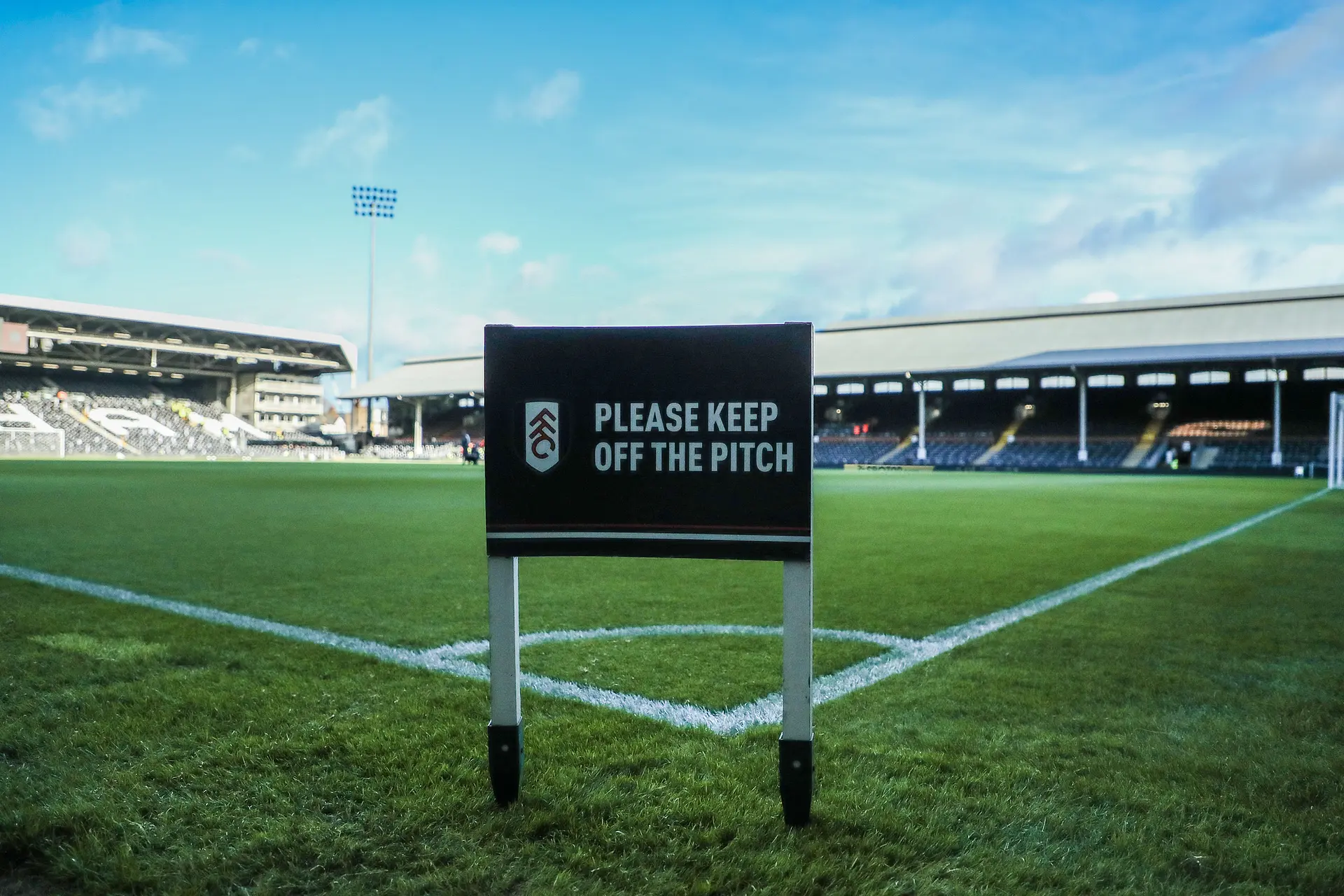 Craven Cottage: der Rasen