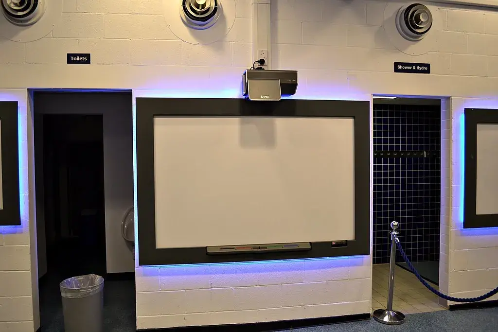 Etihad Stadium: the players' dressing room